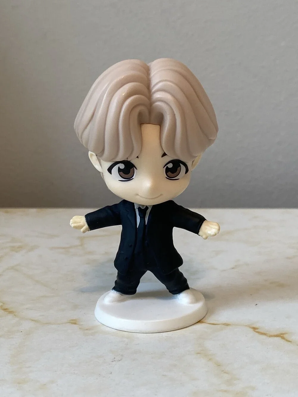 McDonald's BTS TinyTAN Jung Kook Black Suit Throwback Figure